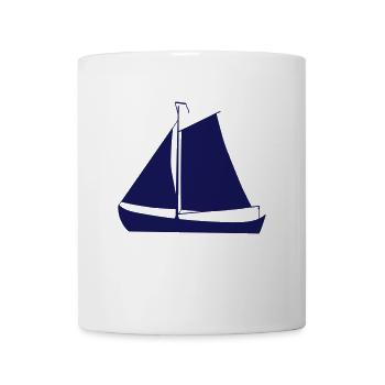 Segelschiff - Tasse - Weiß - Vorne