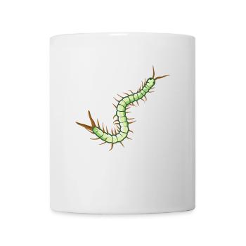 Skolopender insect crawler Centipede poisonous - Mug - white - Front