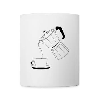 Kaffee to go - Tasse - Weiß - Vorne