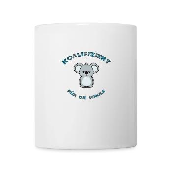 Einschulung Koala niedlich Jungen Mädchen Lustig - Tasse - Weiß - Vorne