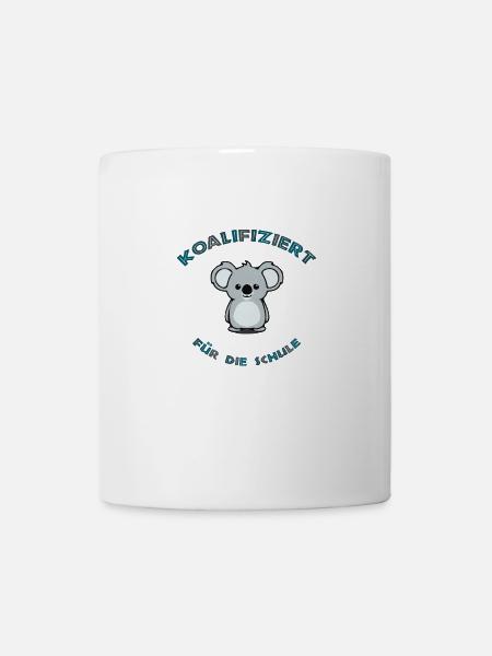 Einschulung Koala niedlich Jungen Mädchen Lustig - Tasse - Weiß