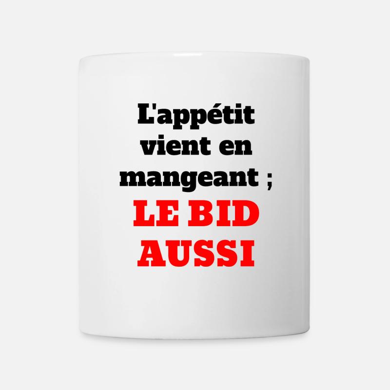T-Shirt Humour. - Mug blanc - blanc