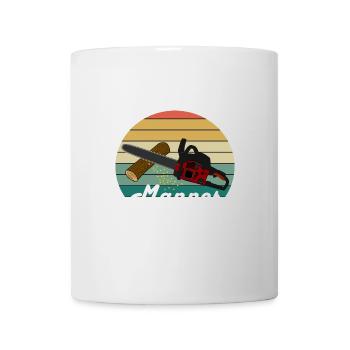 Sägemehl ist der Glitter des Mannes - Tasse - Weiß - Vorne