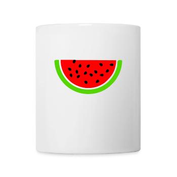 Palestine libre - melon pastèque - Mug blanc - blanc - Devant