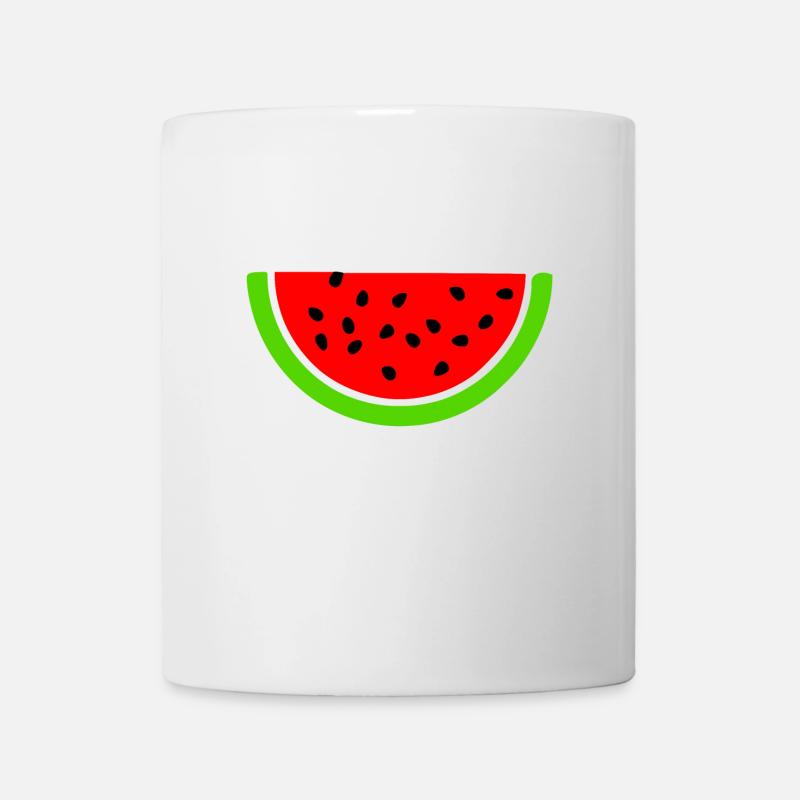 Free palestine - watermelon melon - Mug - white