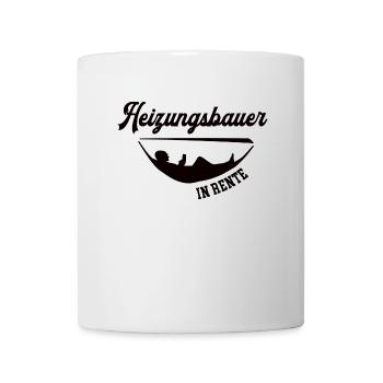 Heizungsbauer in Rente Rentenbeginn Heizungsbau - Tasse - Weiß - Vorne