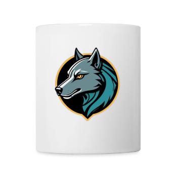 Wikinger Wolf - Tasse - Weiß - Vorne