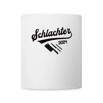 Schlachter 2024 Beruf Schlachterei Lehre Lehrling - Tasse - Weiß - Vorne