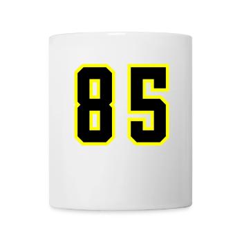 85 Zahl Trikot - Tasse - Weiß - Vorne