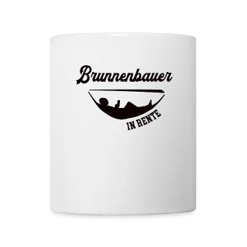 Brunnenbauer in Rente Rentenbeginn Brunnenbau - Tasse - Weiß - Vorne