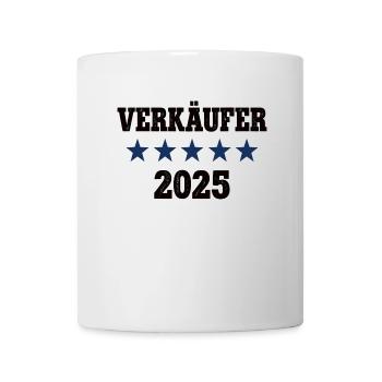 2025 Verkäufer Beruf Verkäuferei Job Arbeit Lehre - Tasse - Weiß - Vorne