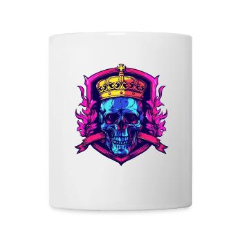 Couronne Squelette Roi - Mug blanc - blanc - Devant
