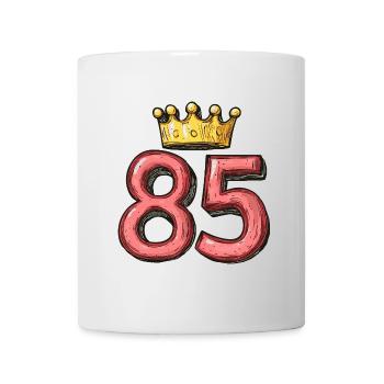 85 Number Crown - Mug - white - Front