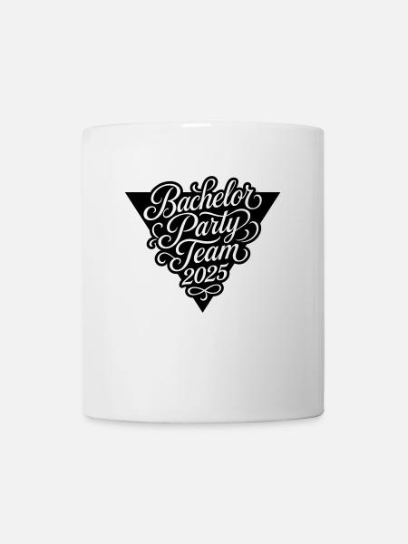 Bachelor Party Team 2025 - Tasse - Weiß