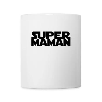 j'ai une super maman - Mug blanc - blanc - Devant