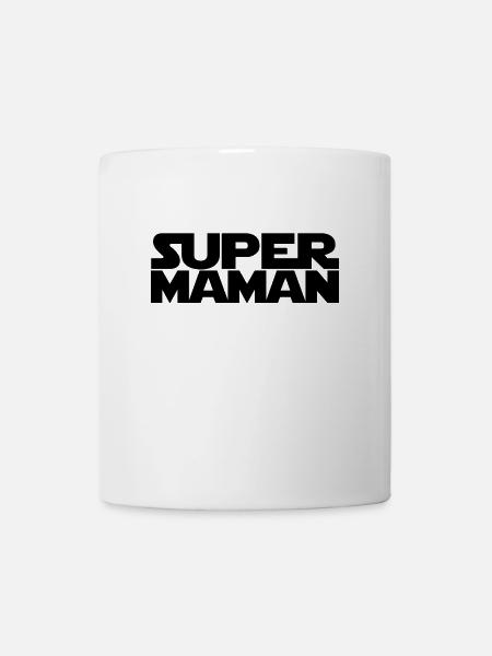j'ai une super maman - Mug blanc - blanc