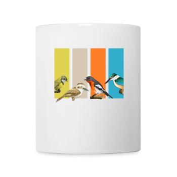 birds bird-friendly bird motif - Mug - white - Front