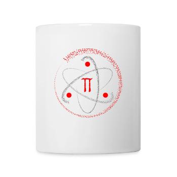 Rotate Pi number - Mug - white - Front