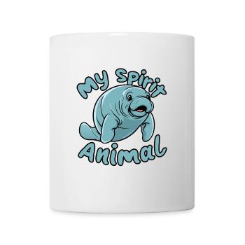 Dugong mein Spirit Animal ich liebe Manatees - Tasse - Weiß - Vorne