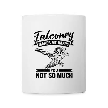 Dicton de Faucon Fauconnier - Mug blanc - blanc - Devant