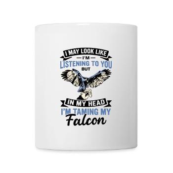 Dicton de Faucon Fauconnier - Mug blanc - blanc - Devant