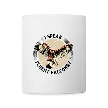 Dicton de Faucon Fauconnier - Mug blanc - blanc - Devant