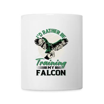 Dicton de Faucon Fauconnier - Mug blanc - blanc - Devant