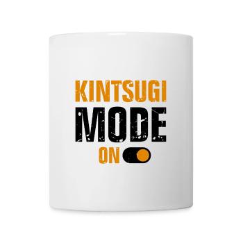 Conception japonaise de réparation de l’or Kintsukuroi - Mug blanc - blanc - Devant