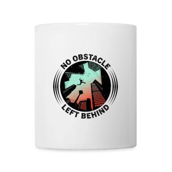 Funny parkour saying - Mug - white - Front
