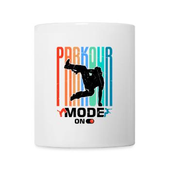Funny parkour saying - Mug - white - Front