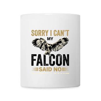 Dicton de Faucon Fauconnier - Mug blanc - blanc - Devant