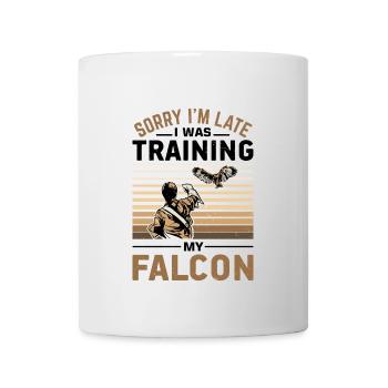 Dicton de Faucon Fauconnier - Mug blanc - blanc - Devant