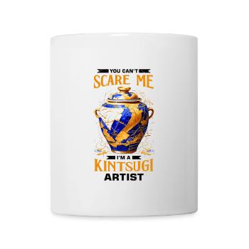 Conception japonaise de réparation de l’or Kintsukuroi - Mug blanc - blanc - Devant