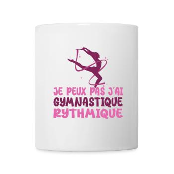 Ich kann nicht Ich habe Vintage Rhythmic Gym Frau - Tasse - Weiß - Vorne