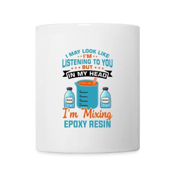 Funny epoxy resin saying - Mug - white - Front