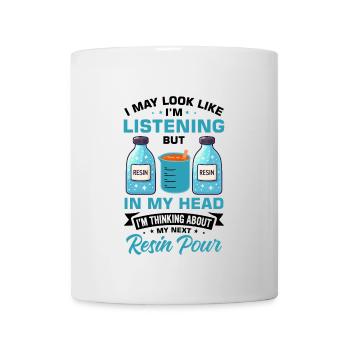 Funny epoxy resin saying - Mug - white - Front