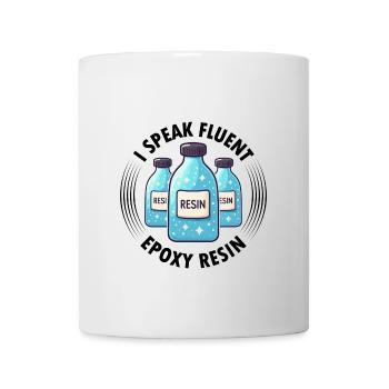 Funny epoxy resin saying - Mug - white - Front