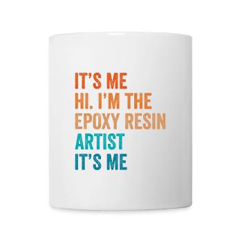 Funny epoxy resin saying - Mug - white - Front