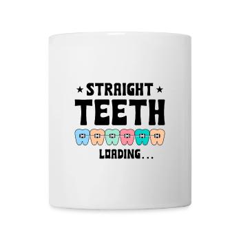 Witziger Zahnspangen Spruch - Tasse - Weiß - Vorne