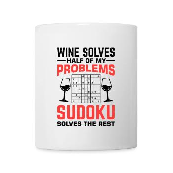 Witziger Sudoku Spruch - Tasse - Weiß - Vorne