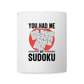 Witziger Sudoku Spruch - Tasse - Weiß - Vorne