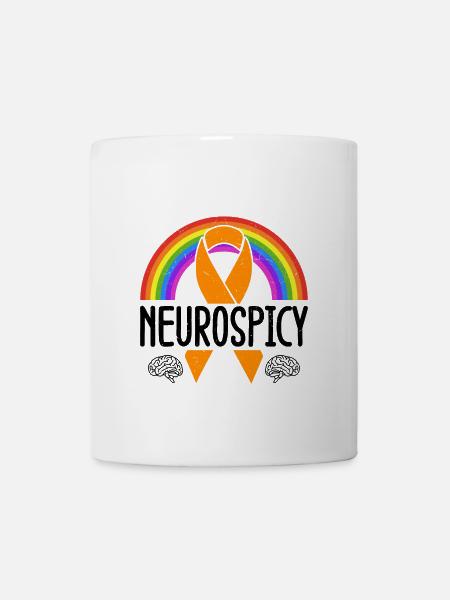 Neurodiversität Neurodivers Autismus Adhs - Tasse - Weiß