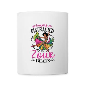 Witziger Zouk Tänzer Spruch - Tasse - Weiß - Vorne