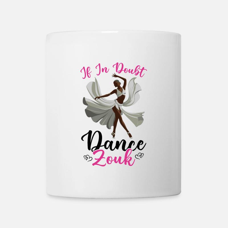 Witziger Zouk Tänzer Spruch - Tasse - Weiß