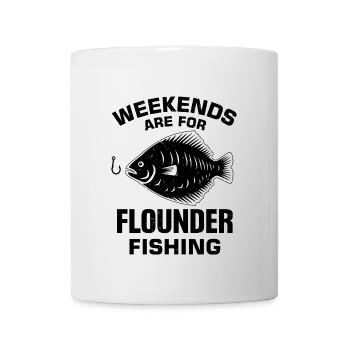 Flounder Fisherman Saying - Mug - white - Front