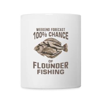 Flounder Fisherman Saying - Mug - white - Front
