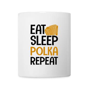 Witziger Polka Spruch - Tasse - Weiß - Vorne
