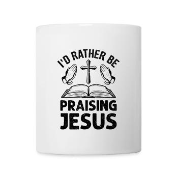 Religion catholique Église Bible Jésus - Mug blanc - blanc - Devant