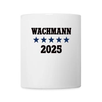 Wachmann 2025 Beruf Wachdienst Sicherheitsdienst - Tasse - Weiß - Vorne