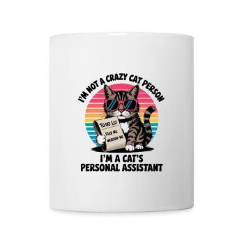 Drôle de dicton de chat - Mug blanc - blanc - Devant